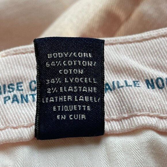Lands' End Pale Pink Mid Rise Cropped Jean Size 12 - Picture 7 of 10
